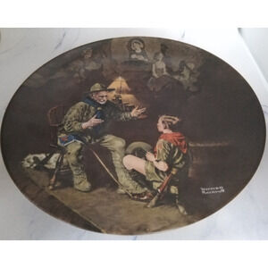 Rockwell Heritage Collection Plate #14 The Old Scout (1990 Bradex)